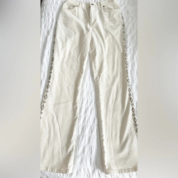 Lauren Ralph Lauren Jeans Co Beaded Bootcut Vintage Size 6 High Waist Size 6 90s